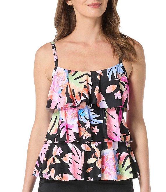 Beach House Solid Blake Adjustable Side Tie Swim Short Bottom Product Image