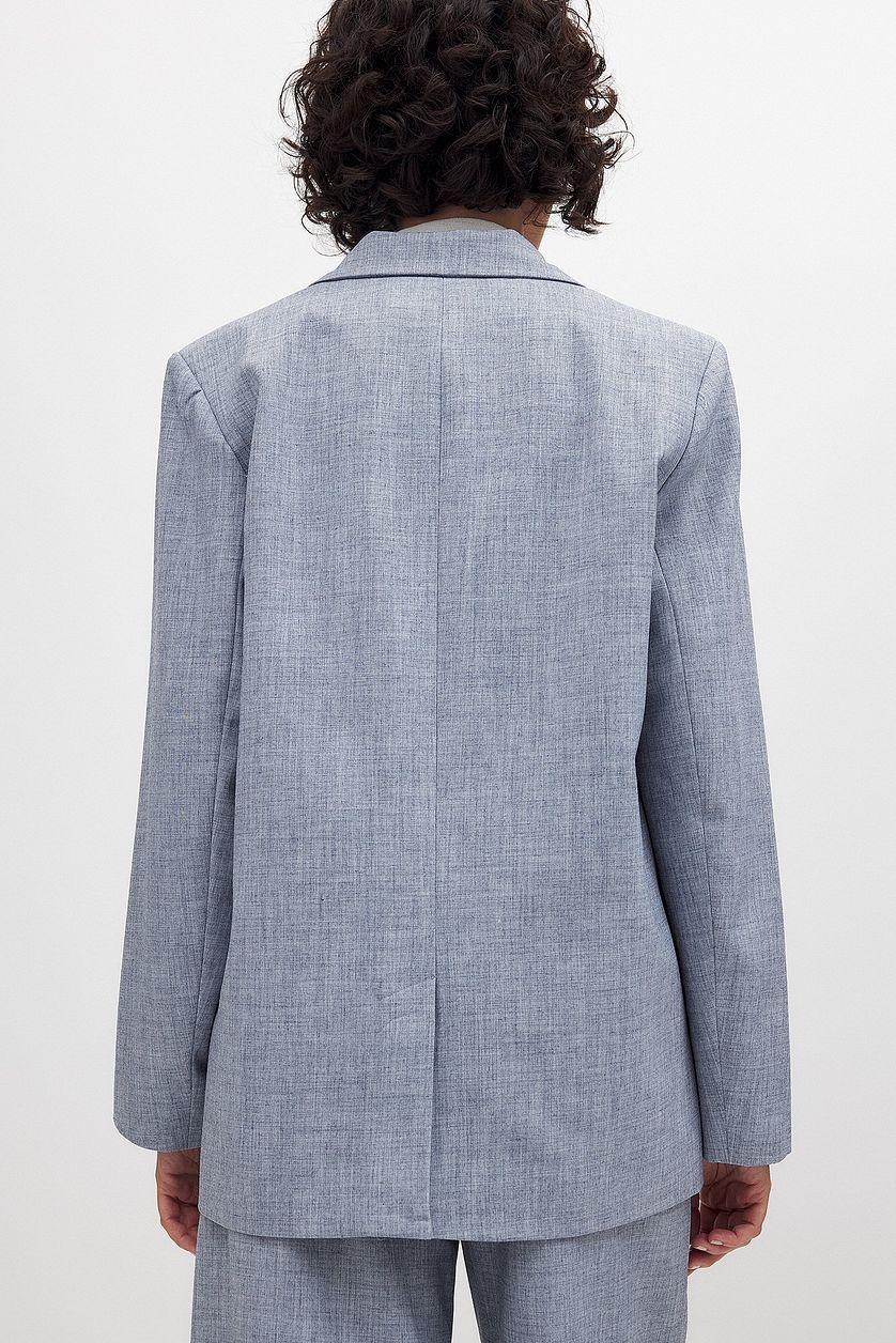 Oversized Melange Blazer Product Image
