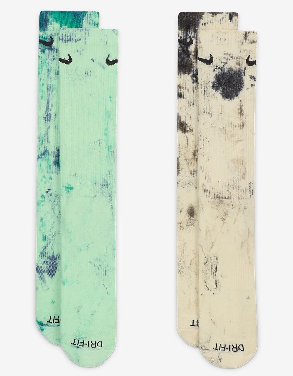 NIKE Everyday Plus Cushioned 2 Pack Crew Socks - GREEN COMBO Product Image