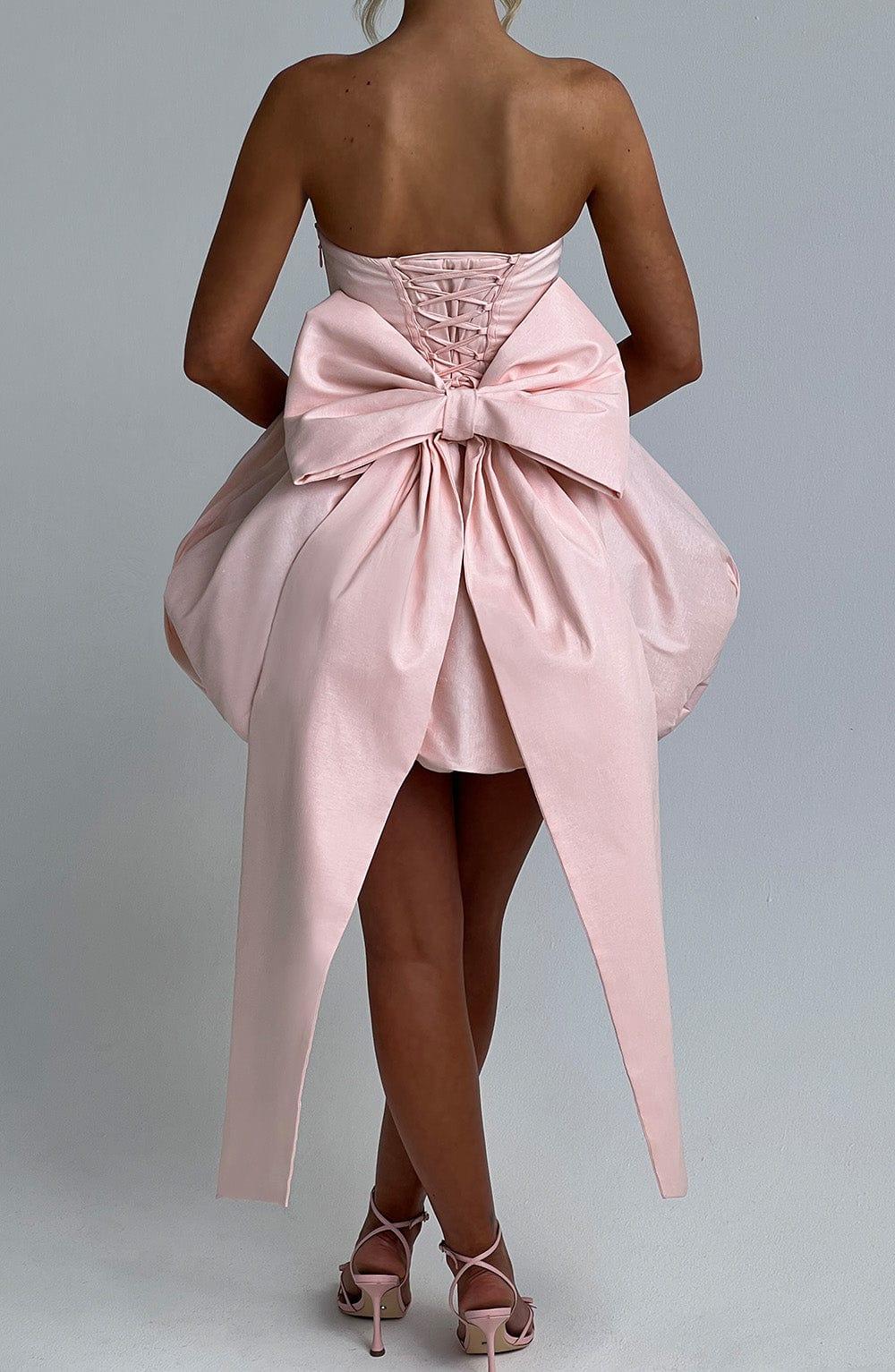 Lotus Mini Dress - Blush Product Image