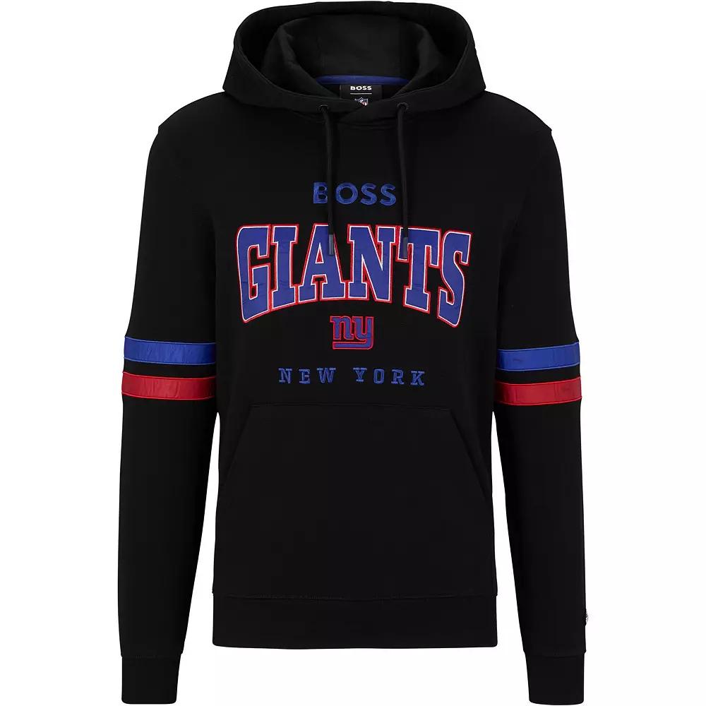 Men's BOSS X NFL Black/White Las Vegas Raiders Touchdown Pullover Hoodie,  Product Image