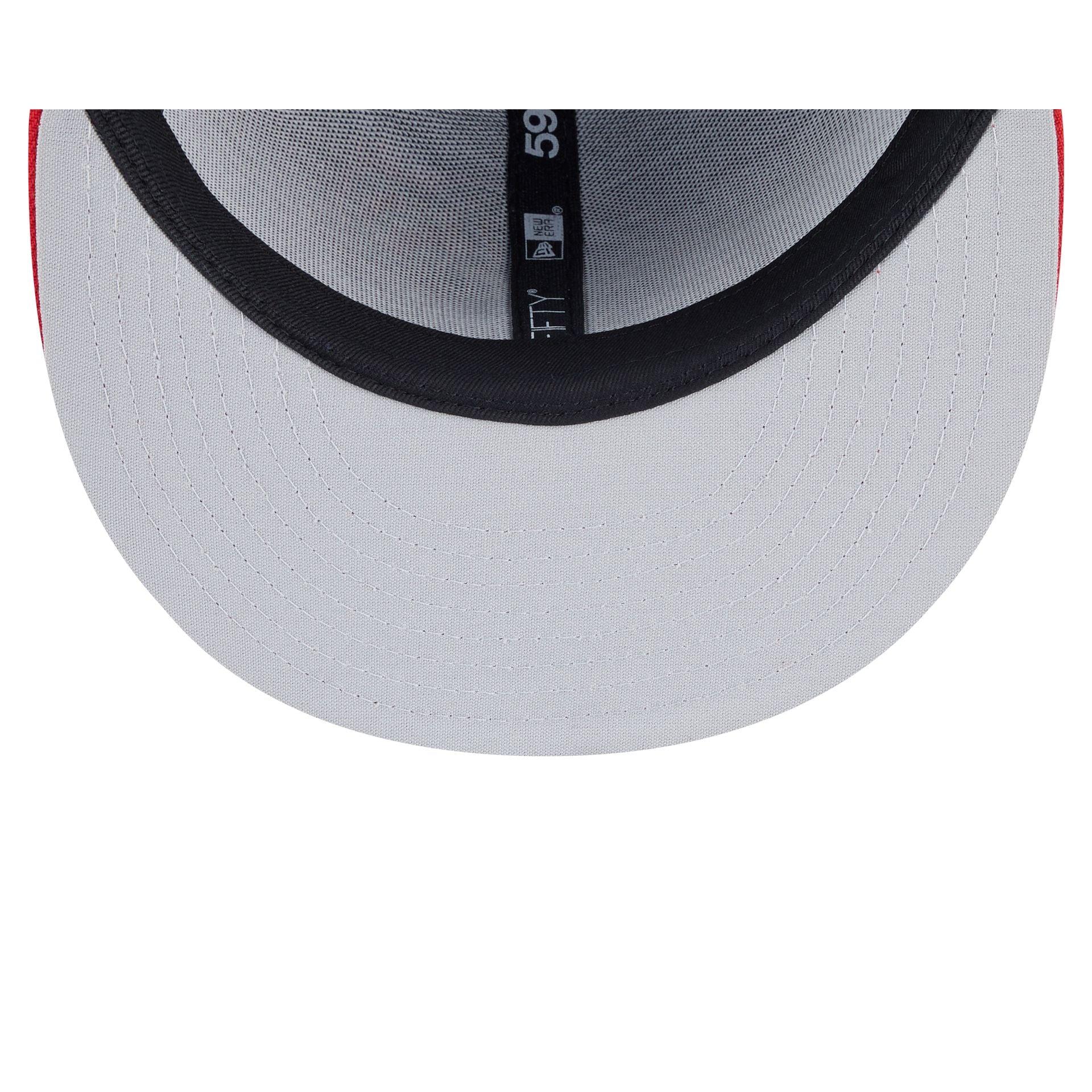 Kansas City Chiefs 2025 Sideline Hot Weather Split Panel 9FIFTY Snapback Hat Male Product Image