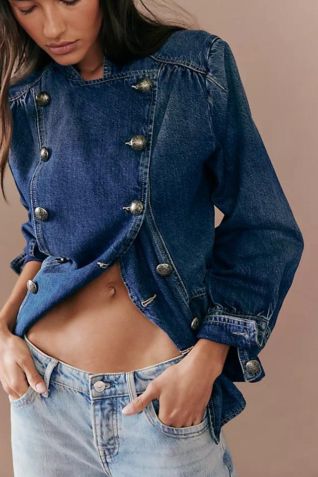 We The Free Imogene Denim Officer Jacket Product Image