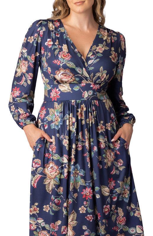 Floral Flare Wildflower Embroidered Dress - Plus Product Image