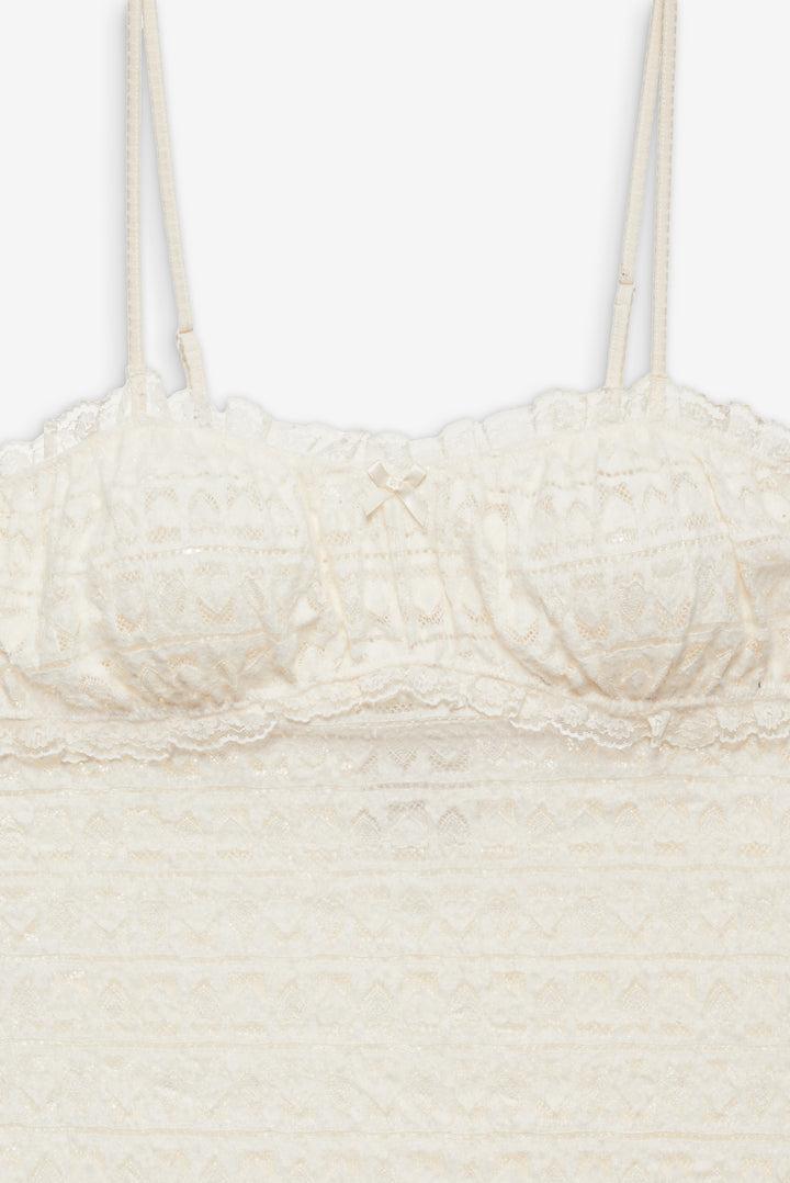 Reba Slip Dress — White Product Image