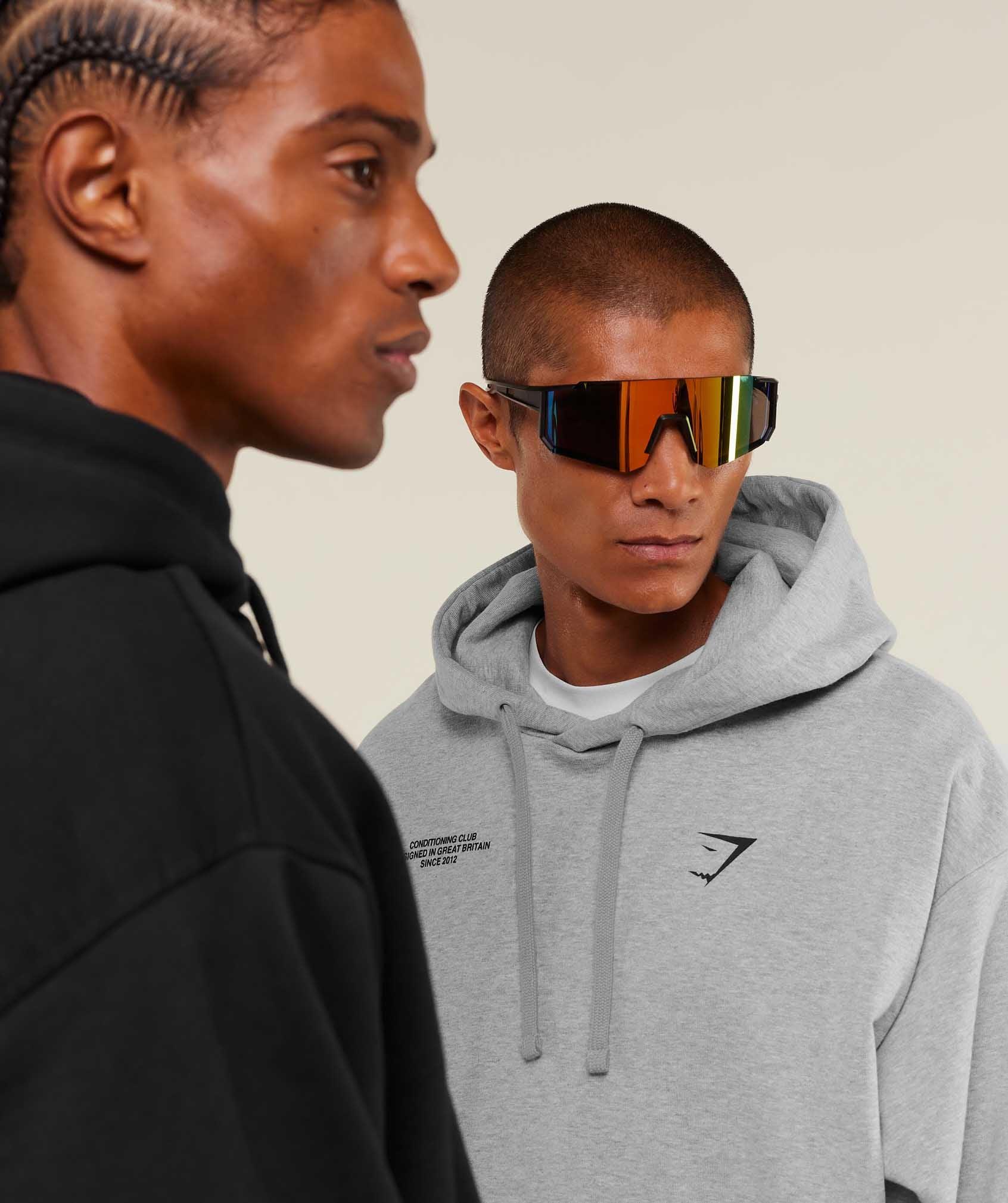 Gymshark Conditioning Club Hoodie - Light Grey Core Marl Male Product Image