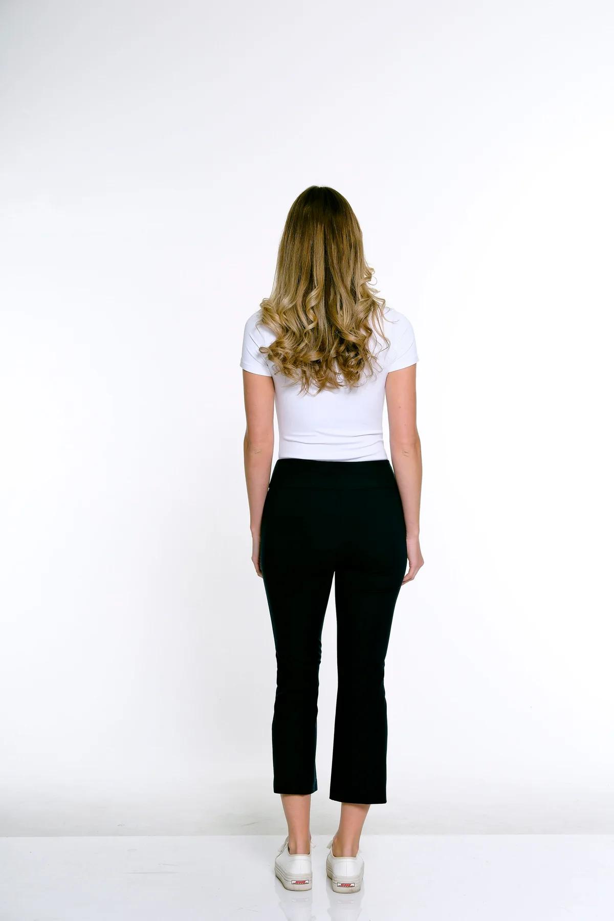 Crop Flare Leg Pull On Pant b Product Image
