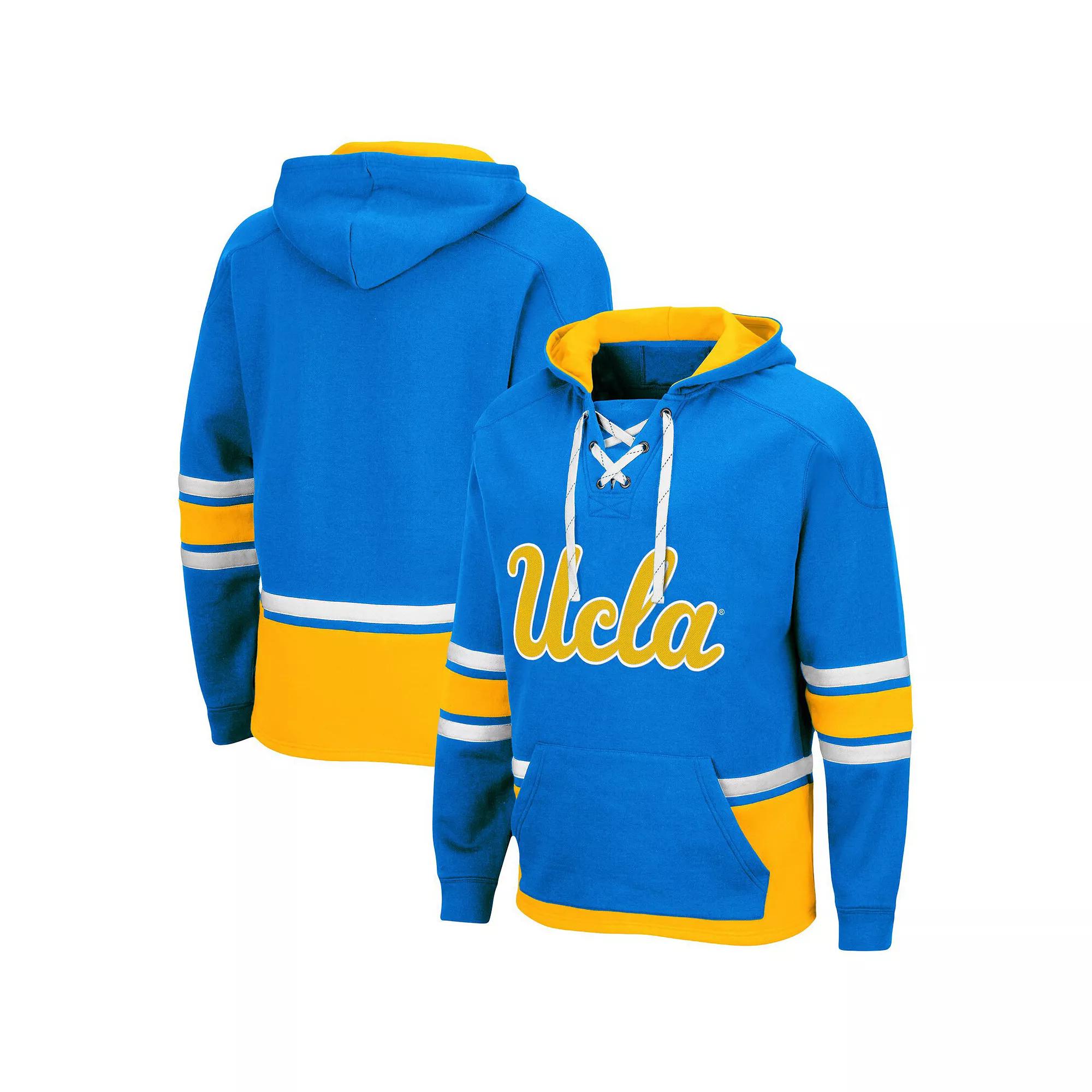 Men's Colosseum Blue UCLA Bruins Lace Up 3.0 Pullover Hoodie, Size: Large Product Image