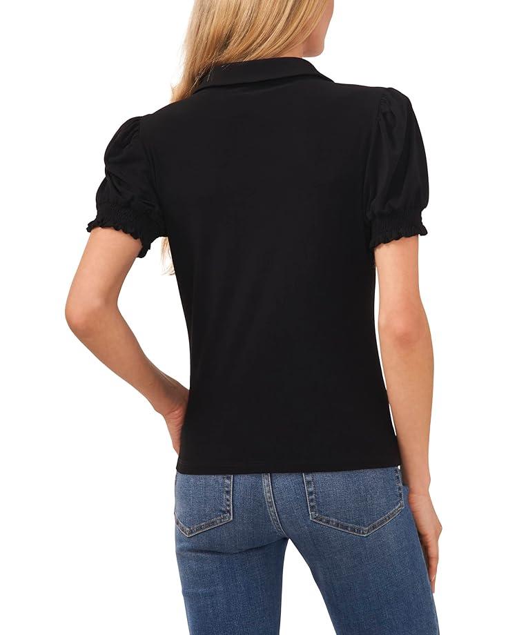 Puff Sleeve Tee With Tie Product Image