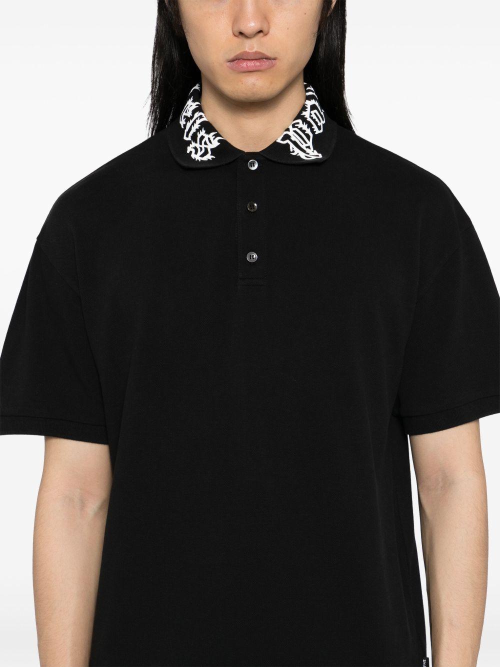 logo-print polo shirt Product Image