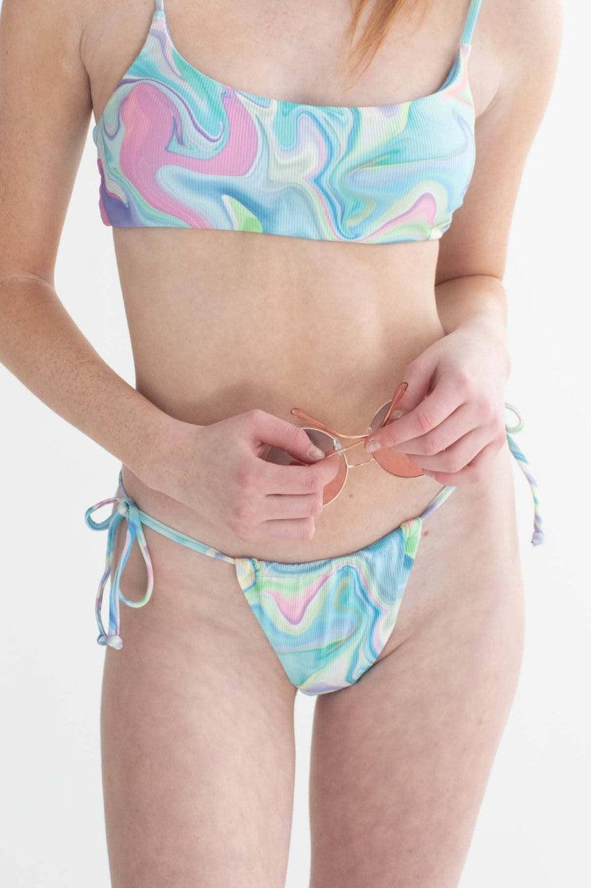 Blue Marble Bikini Bottom Product Image