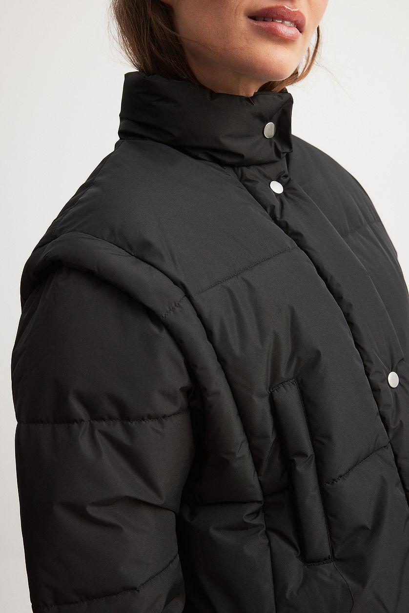 Detachable Sleeve Padded Jacket Product Image