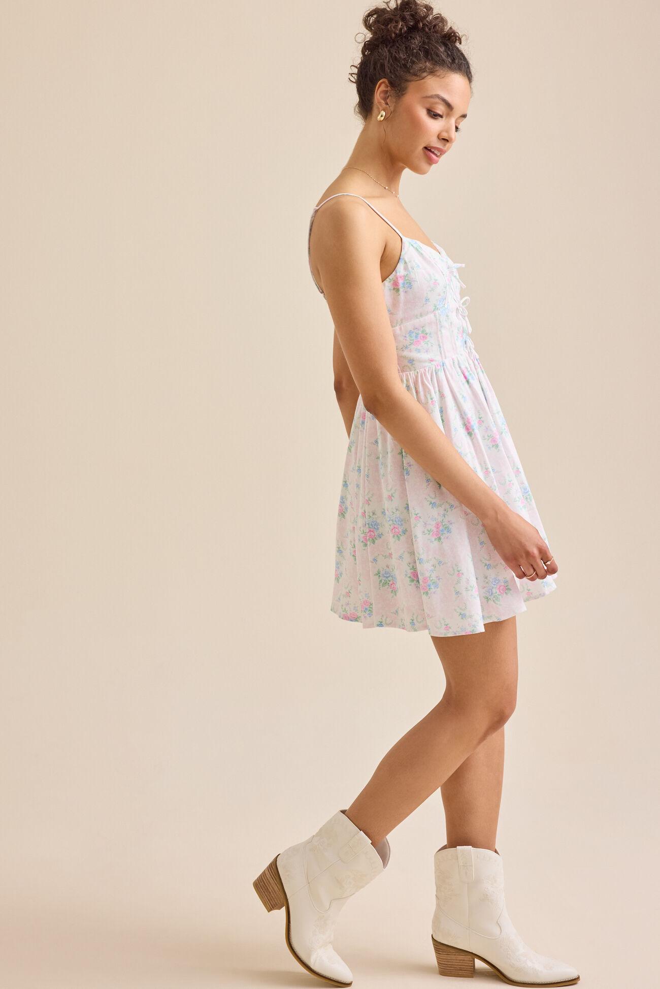 Skyla Floral Mini Dress Product Image