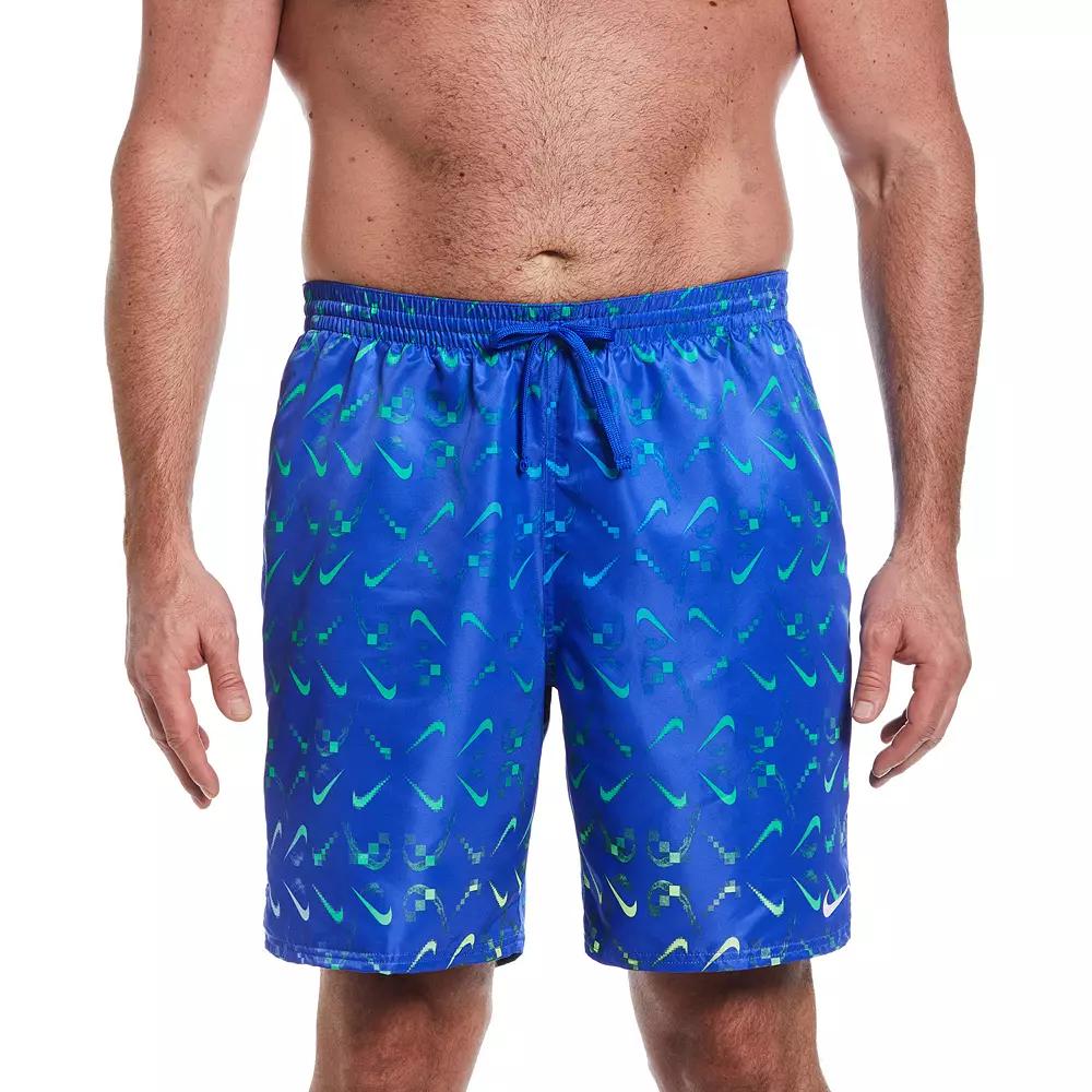 Big & Tall Nike 9-in. Digi Swoosh Ombre Swim Trunks, Men's,  Product Image