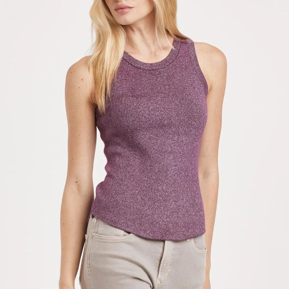 Cora Sleeveless Sweater Tank Product Image