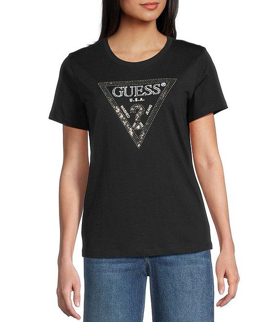Guess Krystal Short Sleeve Logo T-Shirt Product Image