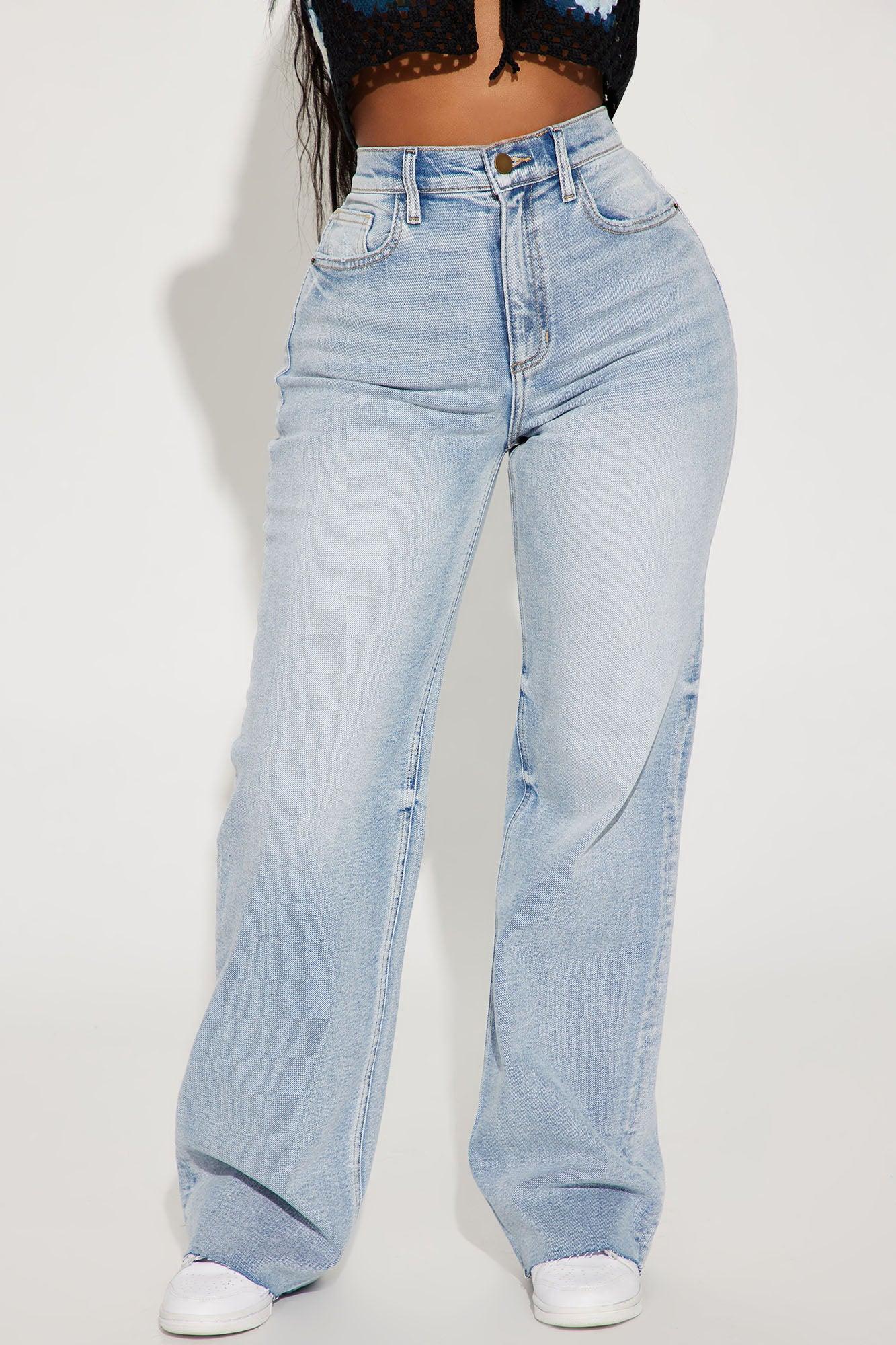 Tough Love Stretch Straight Leg Jean - Light Wash Product Image
