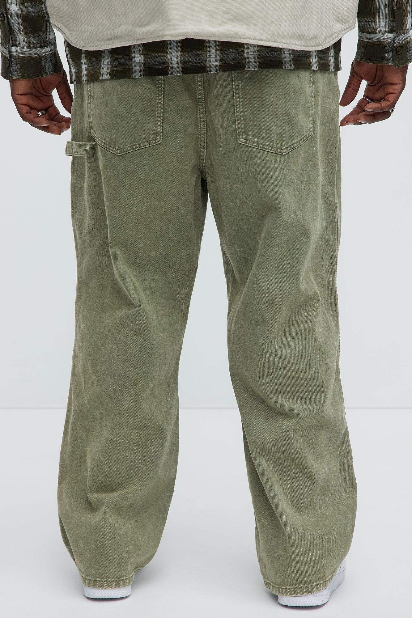 Lakewood Carpenter Baggy Jeans - Green Product Image