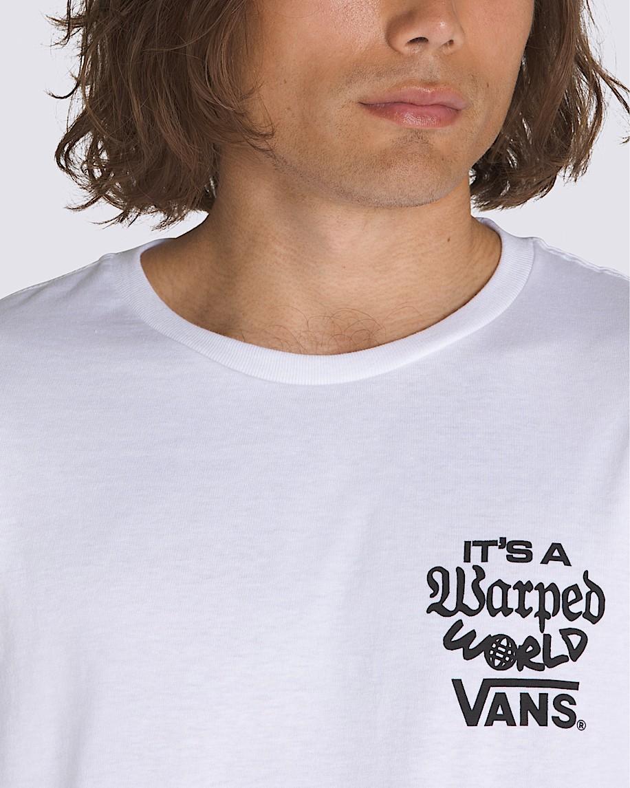 Warped World T-Shirt in White| Vans US Product Image