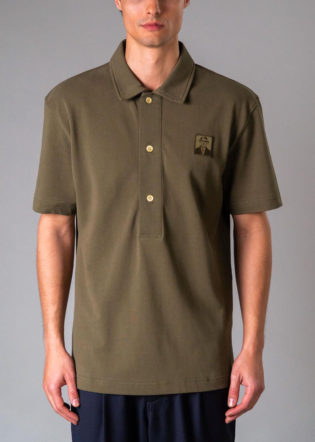 Pique Polo Olive Product Image