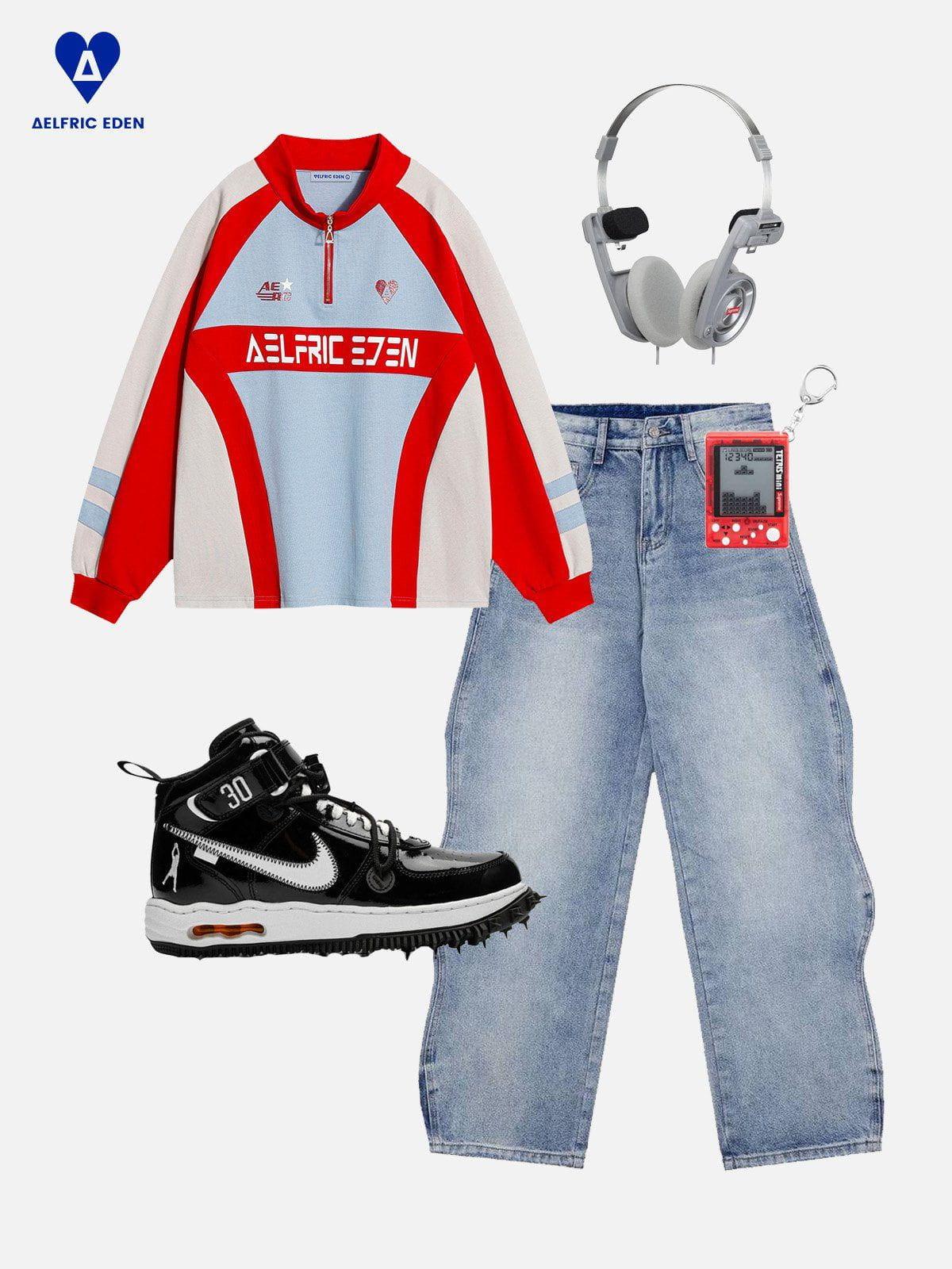 Aelfric Eden Color Blocking Sweatshirt Product Image