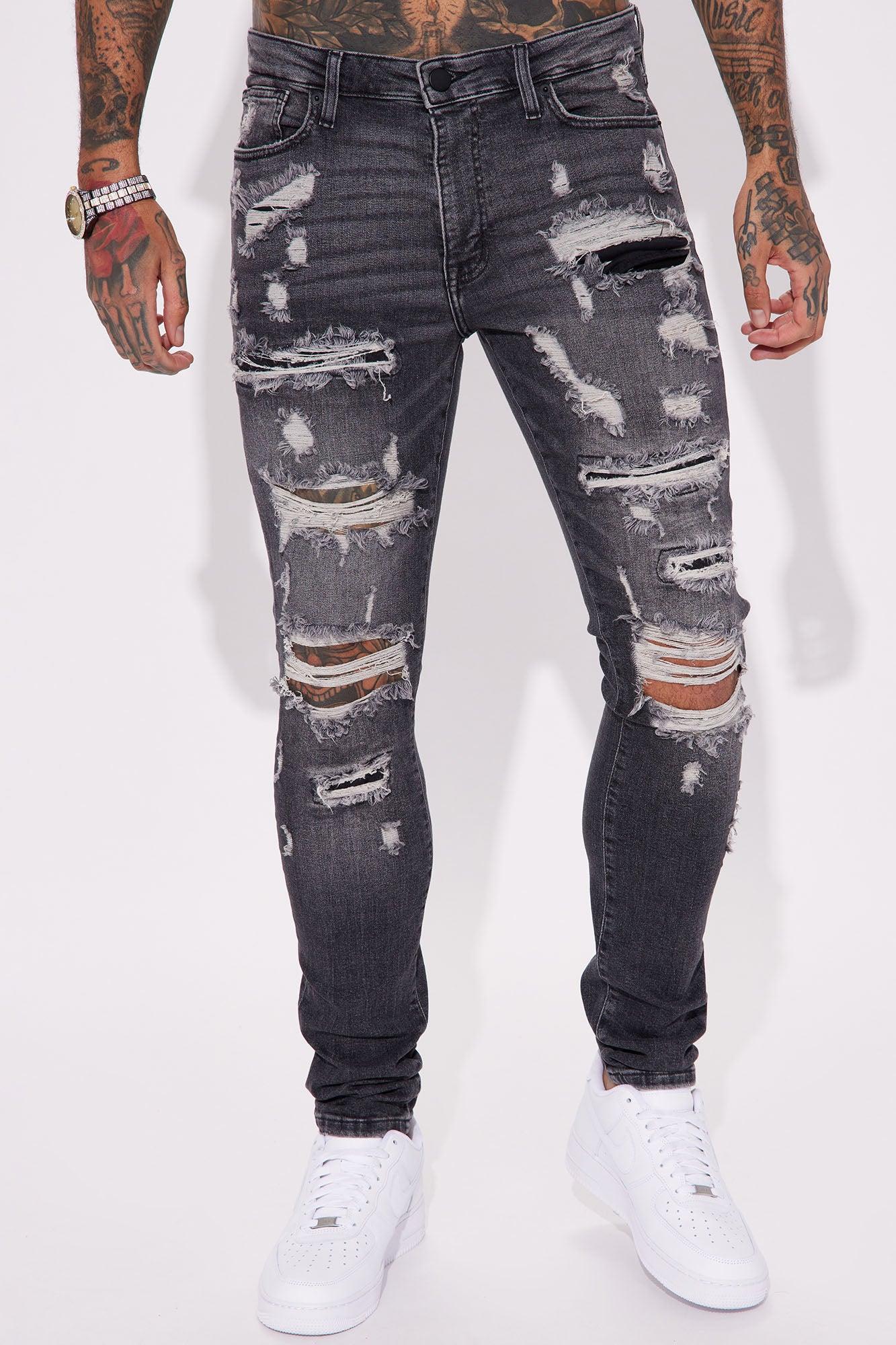Ready To Unwind Stacked Skinny Jeans - Black Wash Product Image