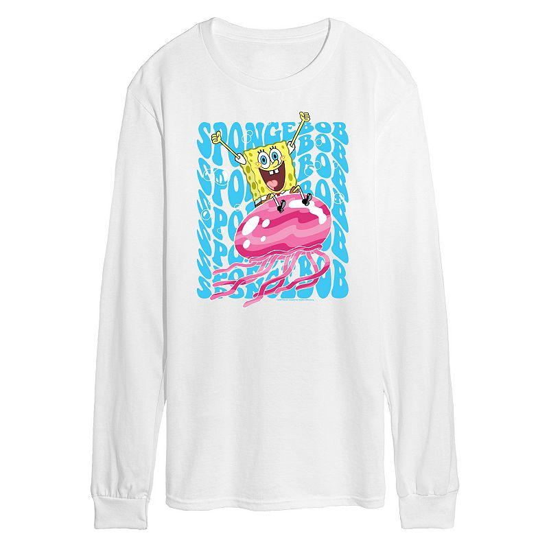Men's Nickelodeon SpongeBob Squarepants Jelly Wave Long Sleeve,  Product Image