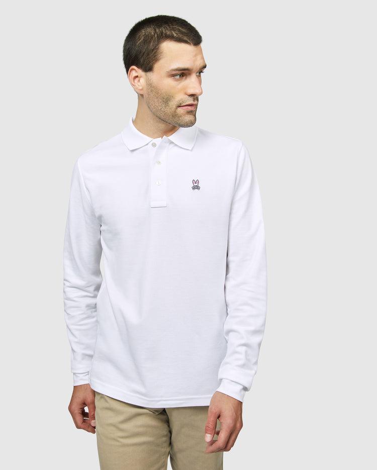 MENS LONG SLEEVE CLASSIC POLO - B6M658ARPC Product Image