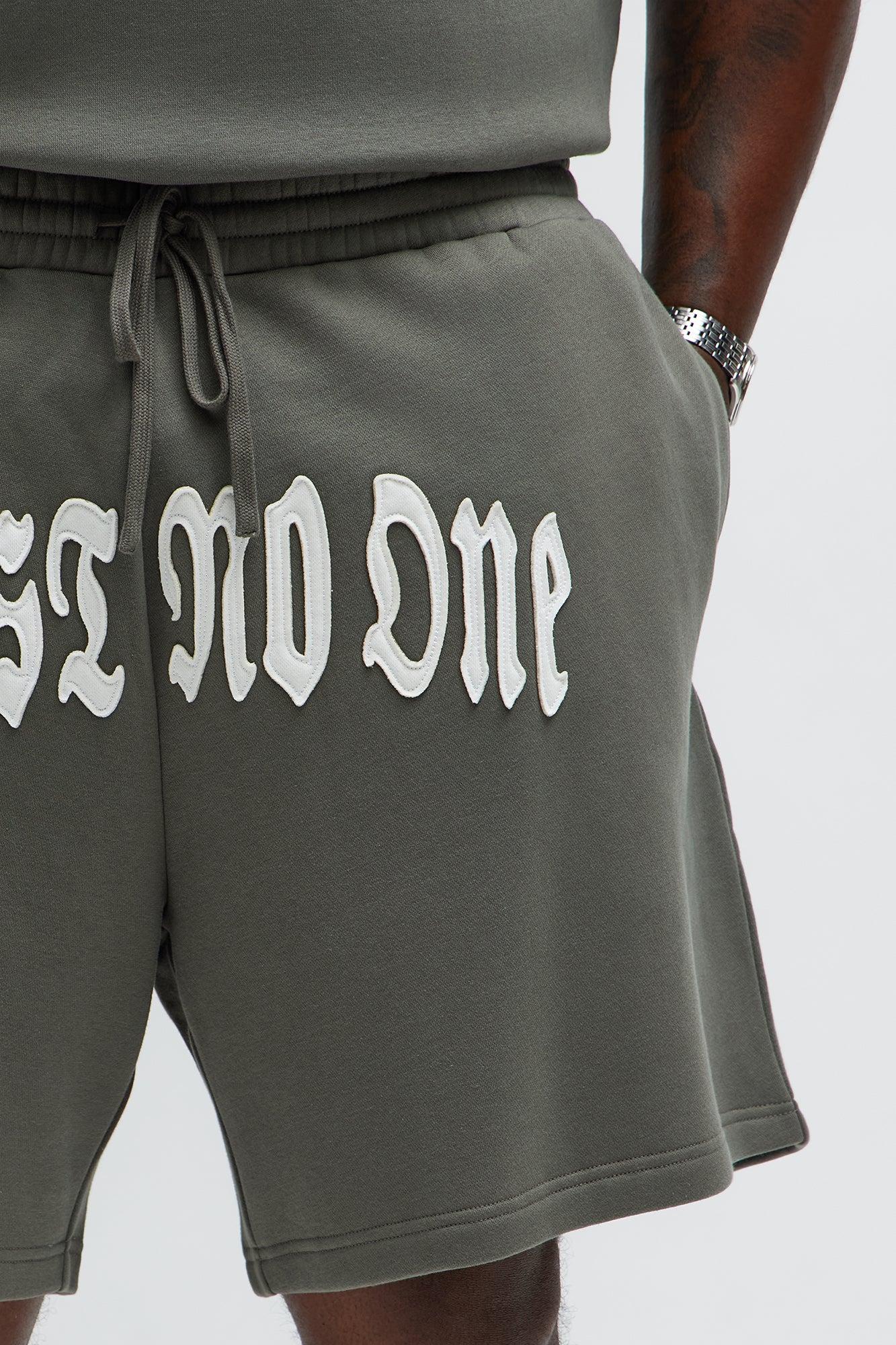 Tyson Relaxed Trust Issues Shorts - Dark Grey Male Product Image