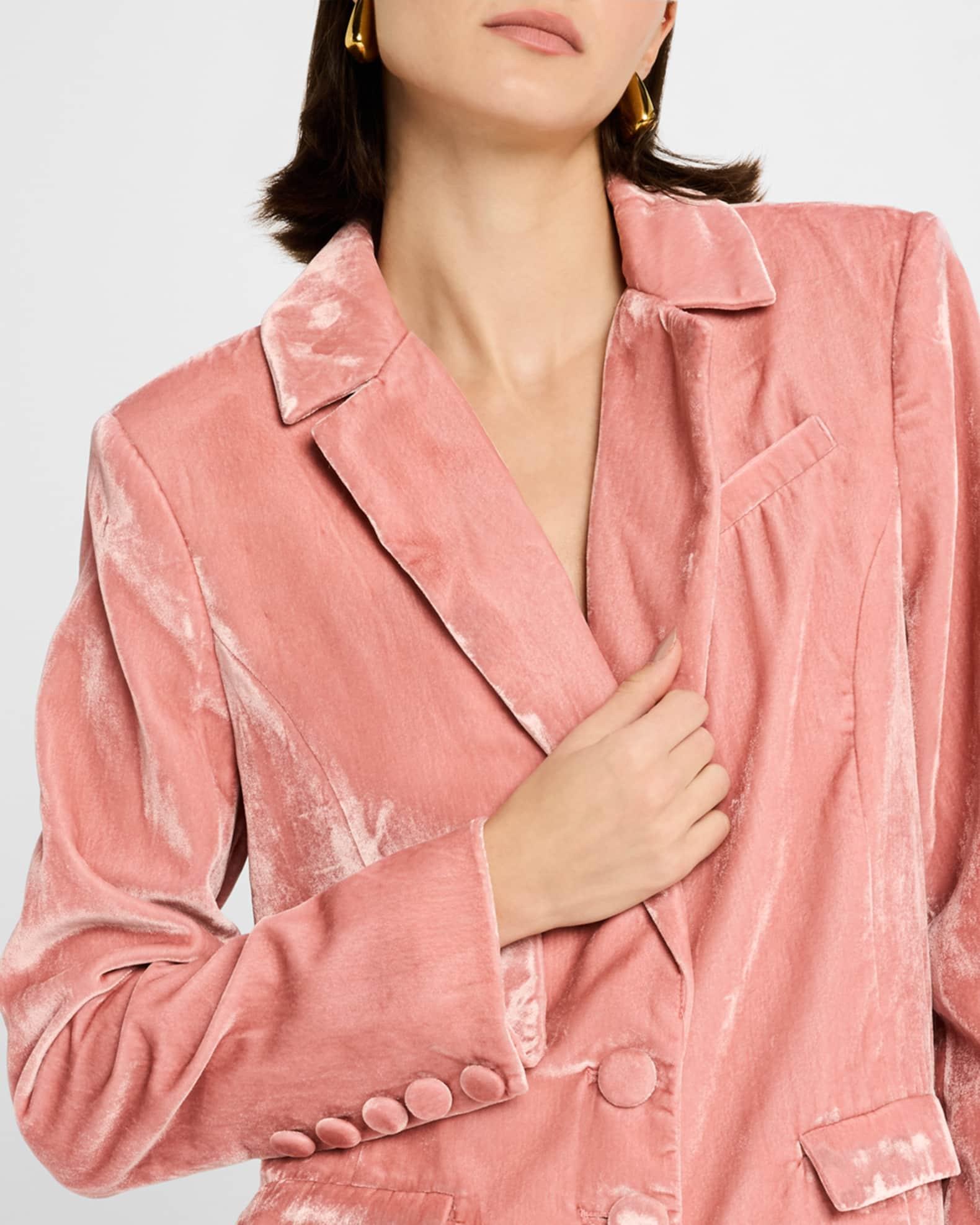 Fiona Velvet Boyfriend Blazer Product Image