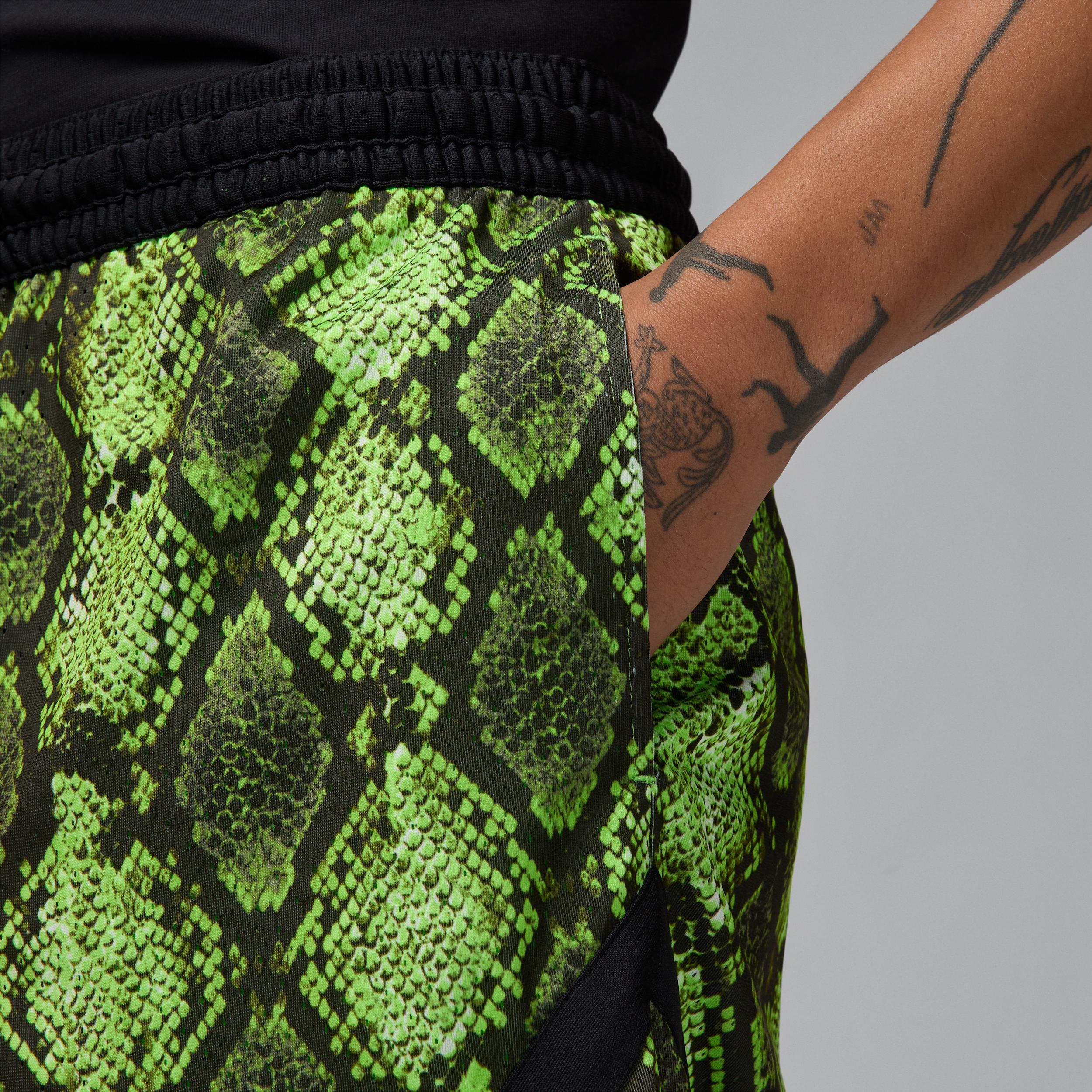 Mens Jordan Sport Dri-FIT Mesh Diamond Shorts | HF9907-133 Product Image