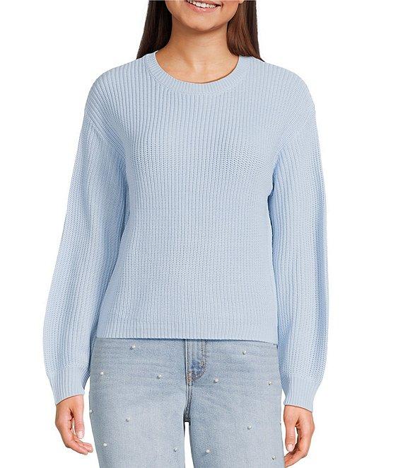 Copper Key Solid Shaker Stitch Sweater Product Image