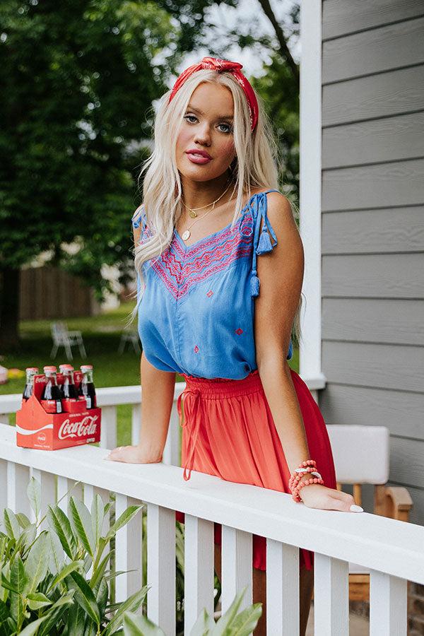 Secret Rendezvous Embroidered Top Product Image