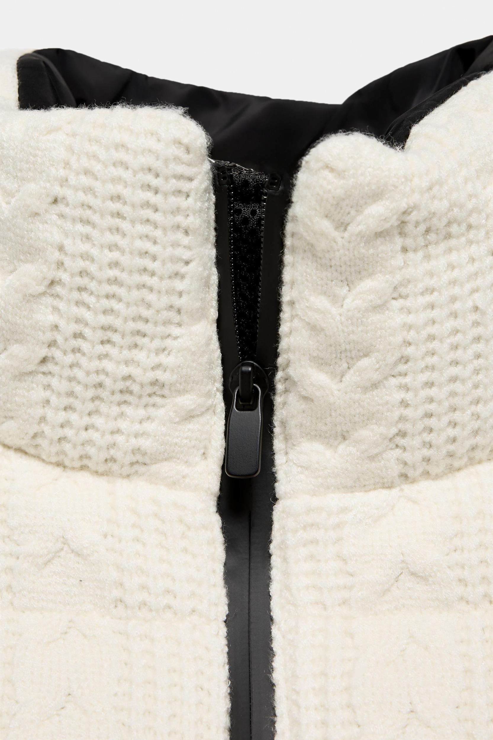 SHEARLING PUFFER JACKET HEIQ XREFLEX™ RECCO® TECHNOLOGY SKI COLLECTION Product Image