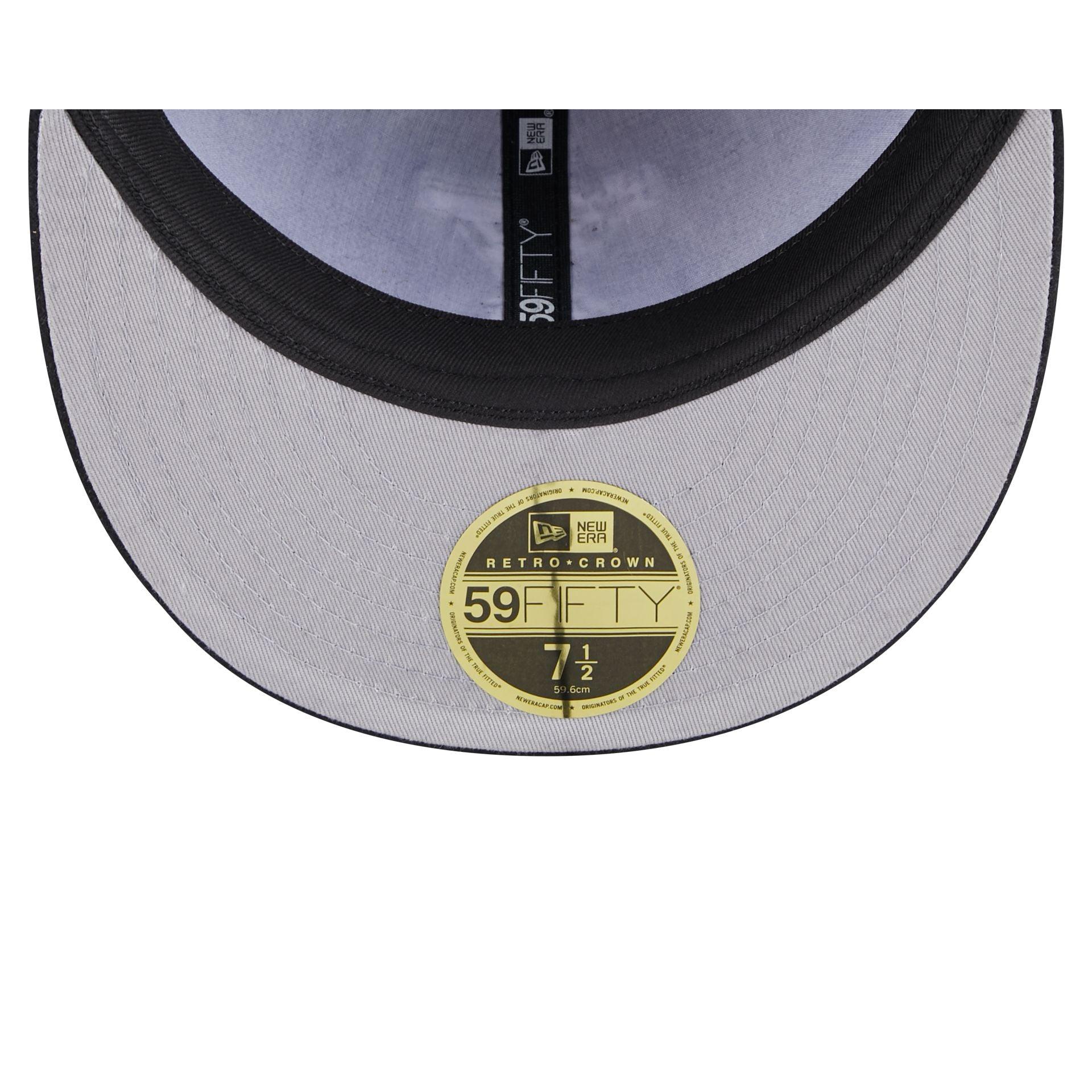 Birmingham Black Barons Flag Retro Crown 59FIFTY Fitted Hat Male Product Image