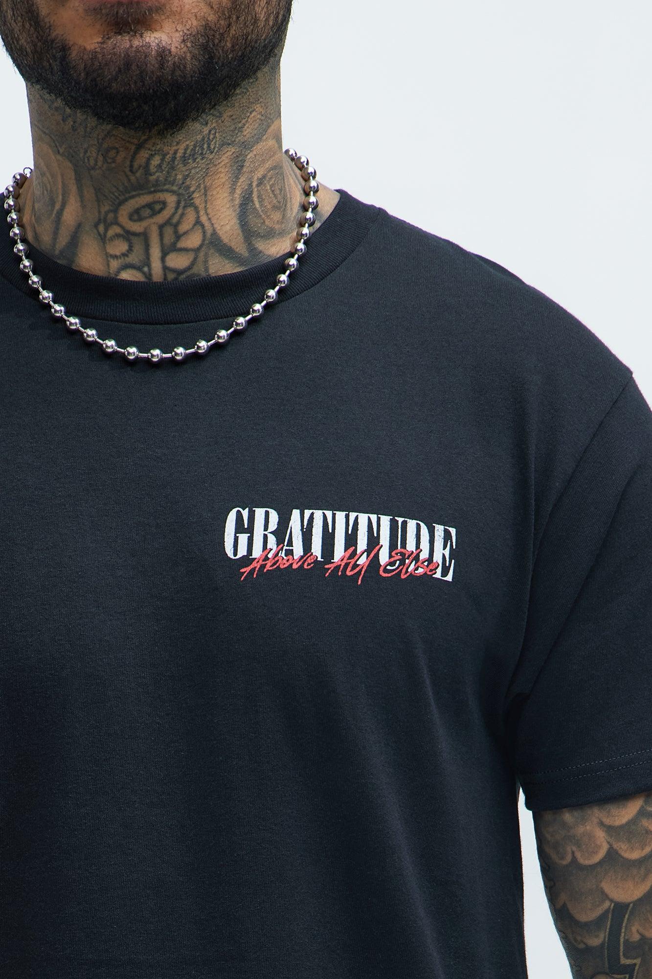 Above All Else Short Sleeve Tee - Black Product Image