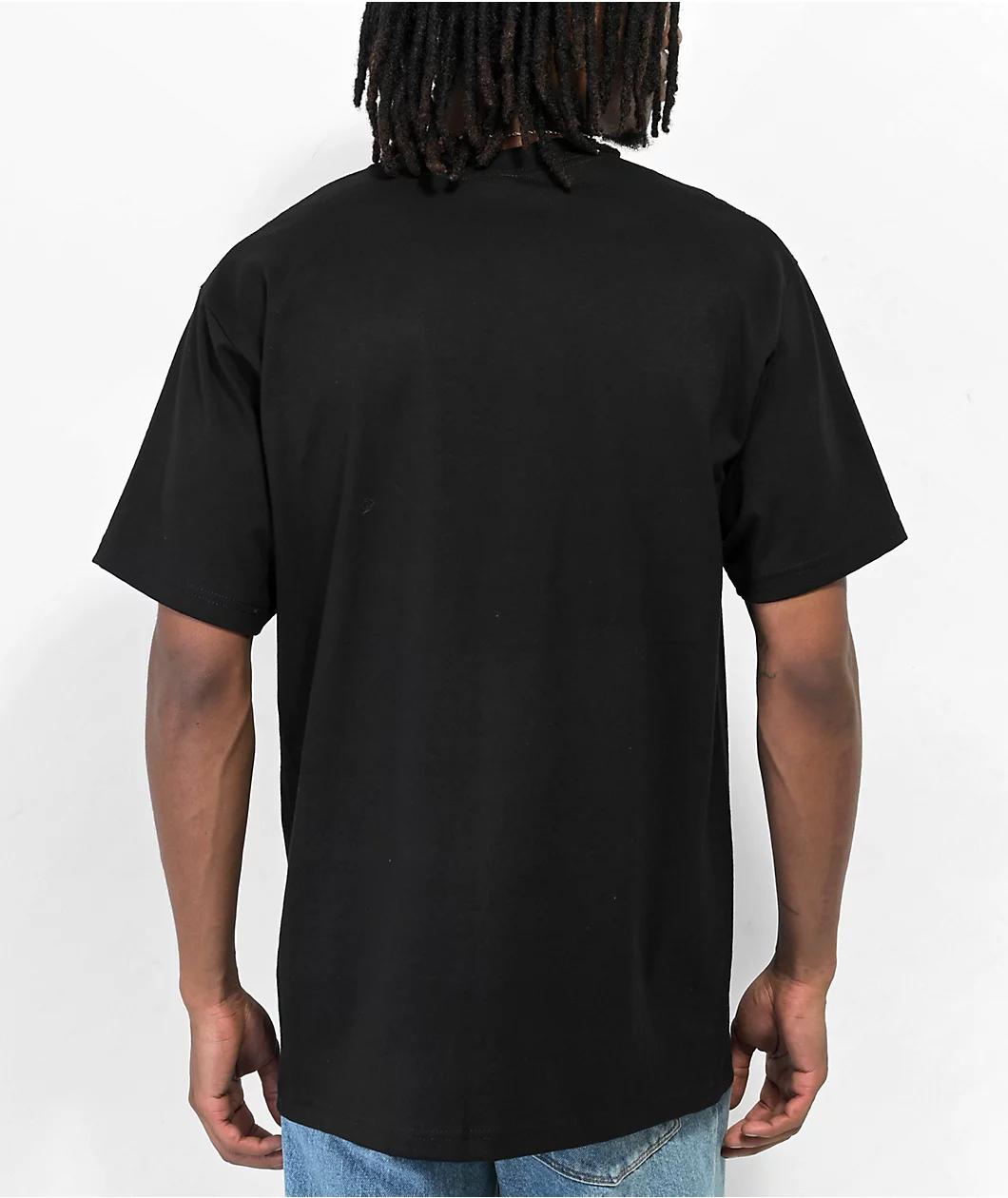Shaka Wear Max Heavyweight Black T-Shirt Product Image