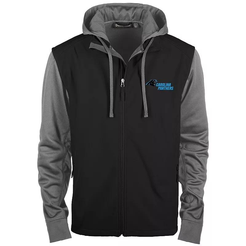 Men's Dunbrooke Black/Gray Carolina Panthers Alpha Full-Zip Jacket,  Product Image