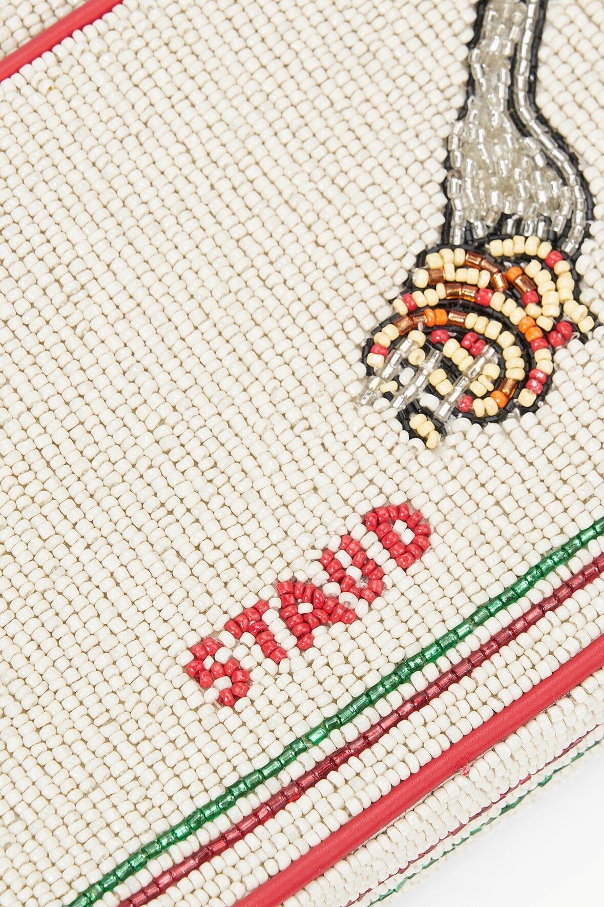 TOMMY BEADED BAG | TOMATO Product Image