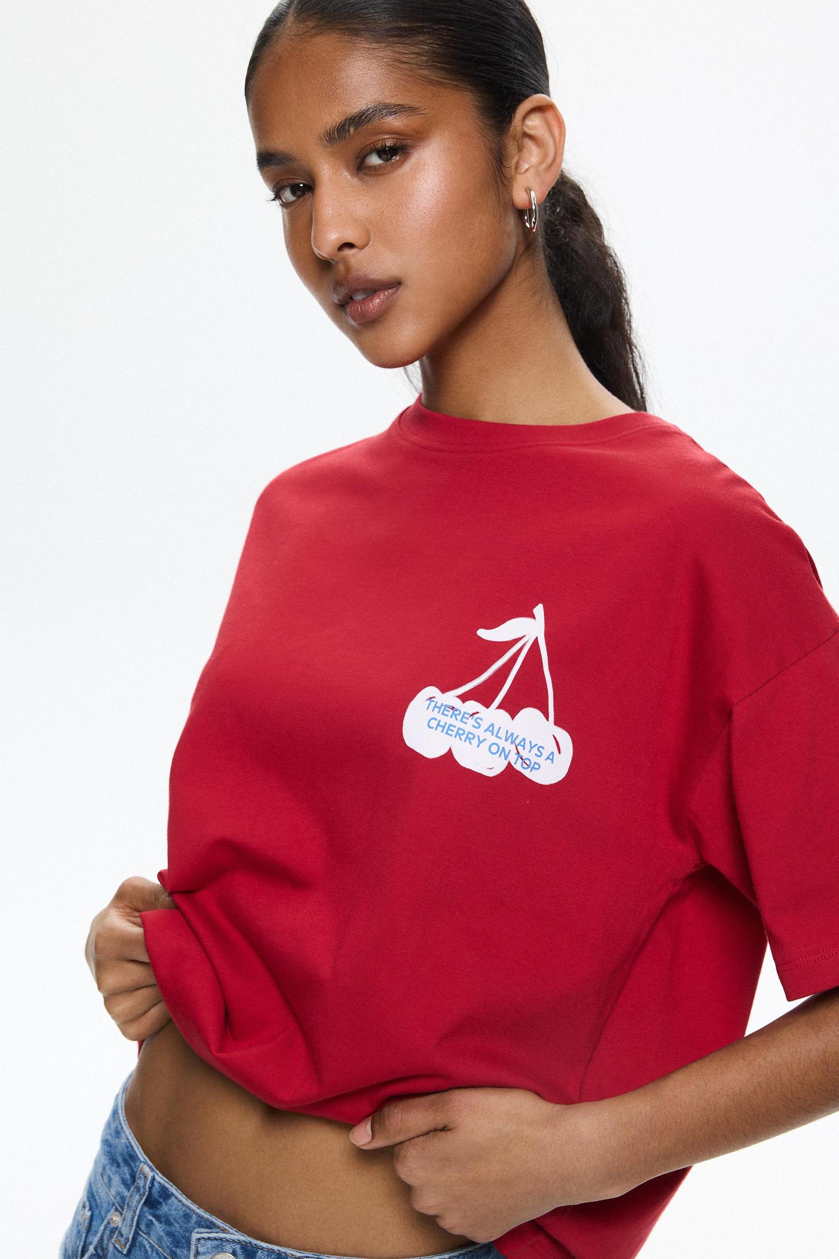 Cherry graphic T-shirt Product Image