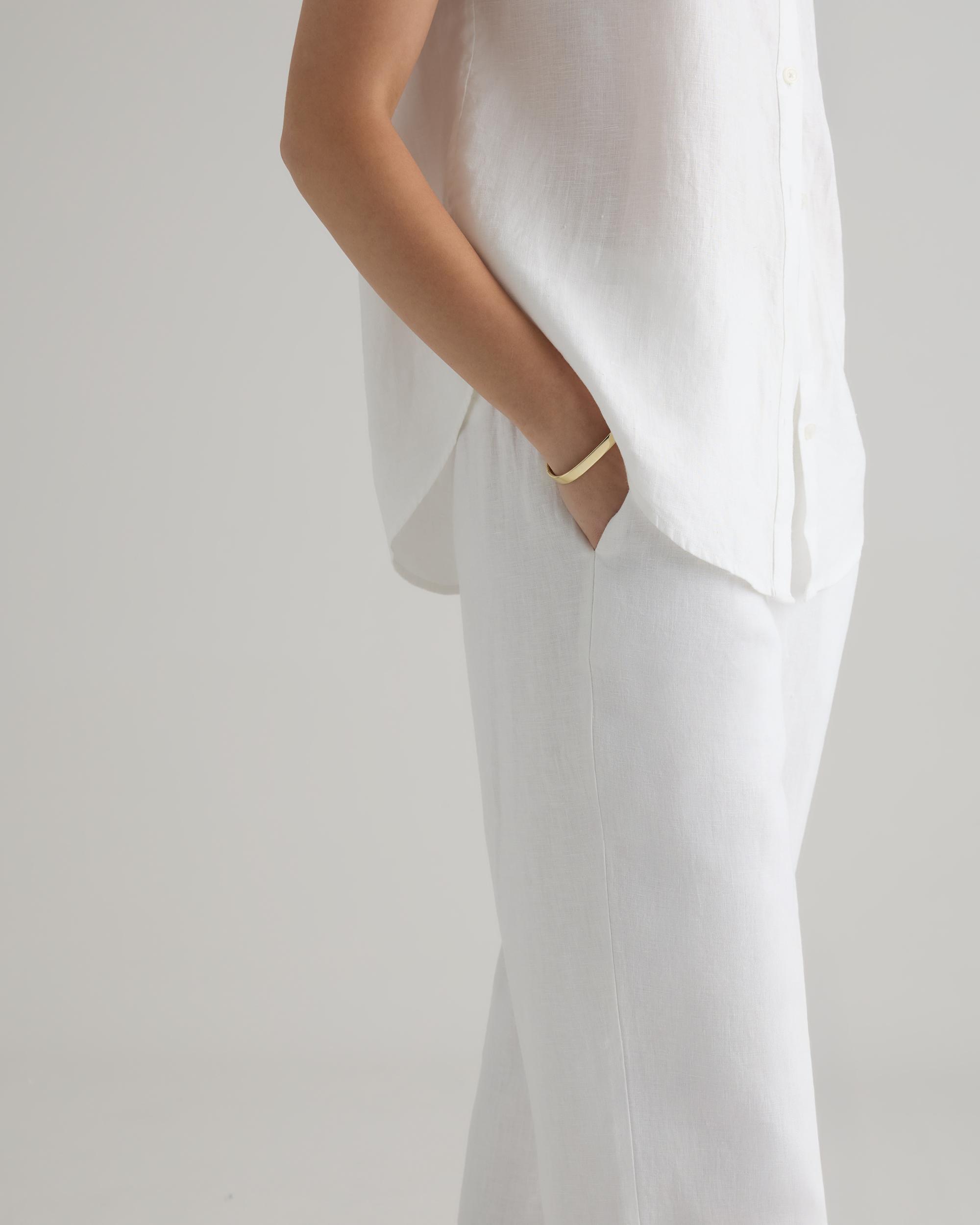 Quince | Women's 100% European Linen Camp Shirt Product Image