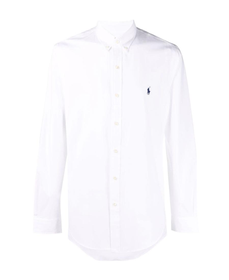 POLO RALPH LAUREN Long Sleeve Sport Shirt Clothing In White Product Image