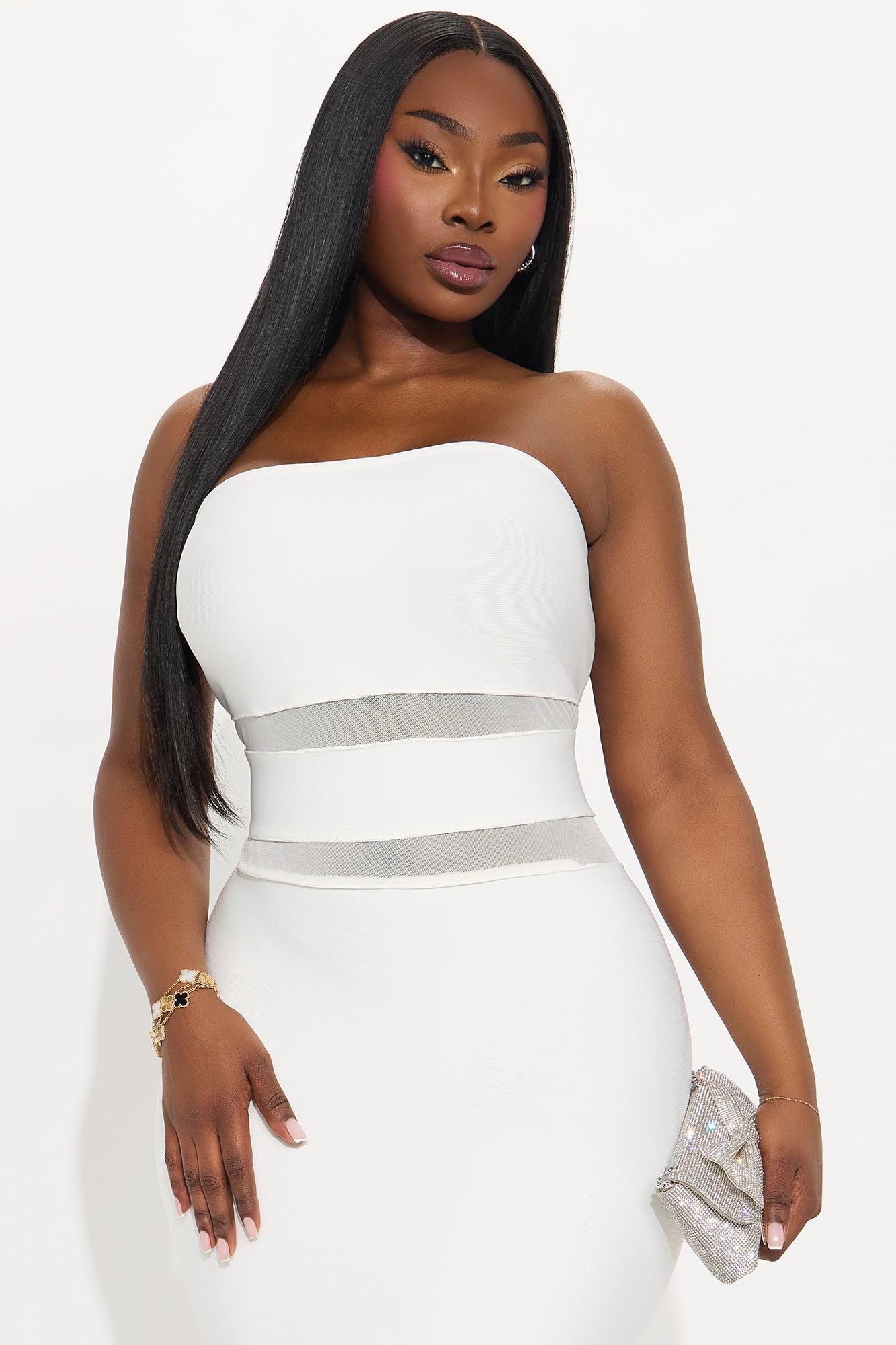 All Yours Bandage Maxi Dress - White Female Product Image