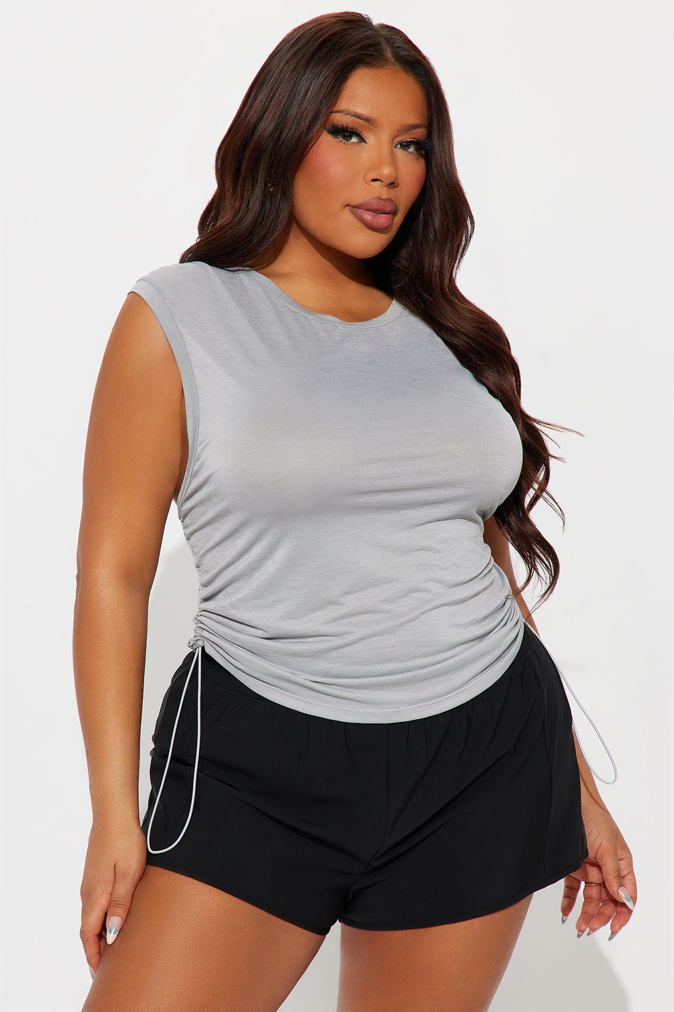 Everyday Active Slub Tank - Heather Grey Product Image