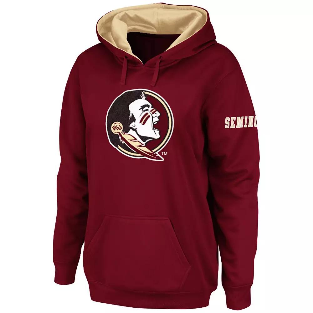 Women's Stadium Athletic Garnet Florida State Seminoles Big Logo Pullover Hoodie,  Product Image