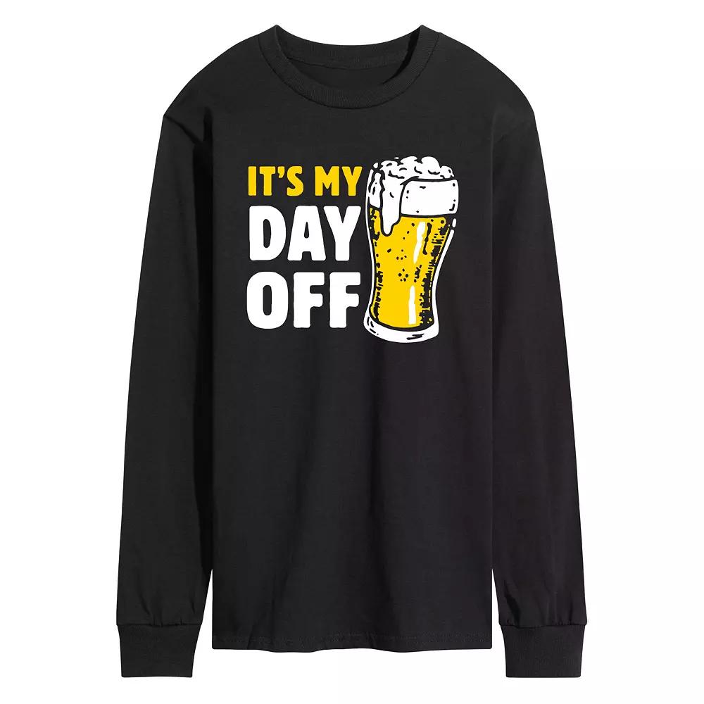 Men's It's My Day Off Long Sleeve Graphic Tee,  Product Image