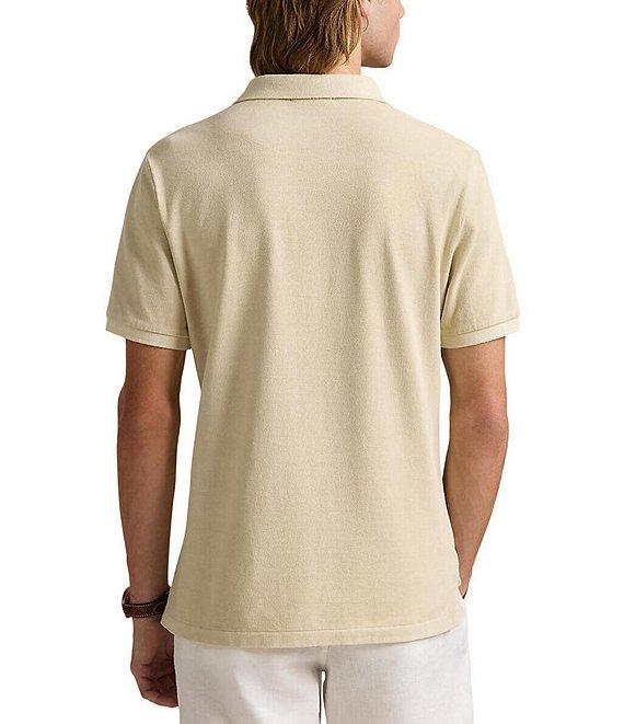 Polo Ralph Lauren Classic Fit Mineral-Dyed Mesh Short Sleeve Polo Shirt Product Image