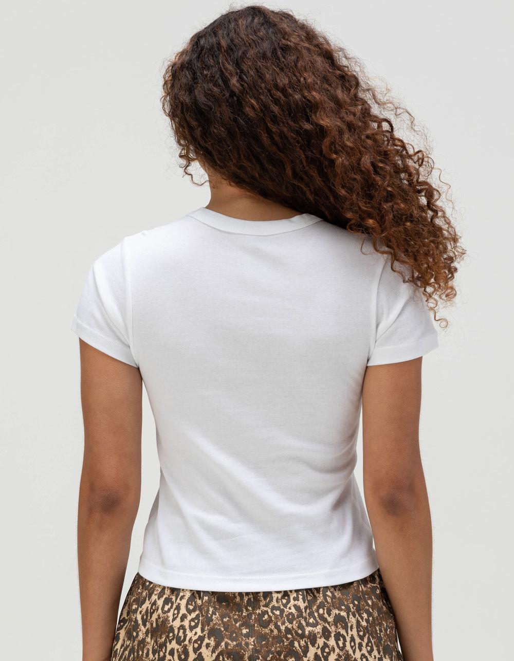 HURLEY Casa Del Womens Baby Tee - WHITE Product Image