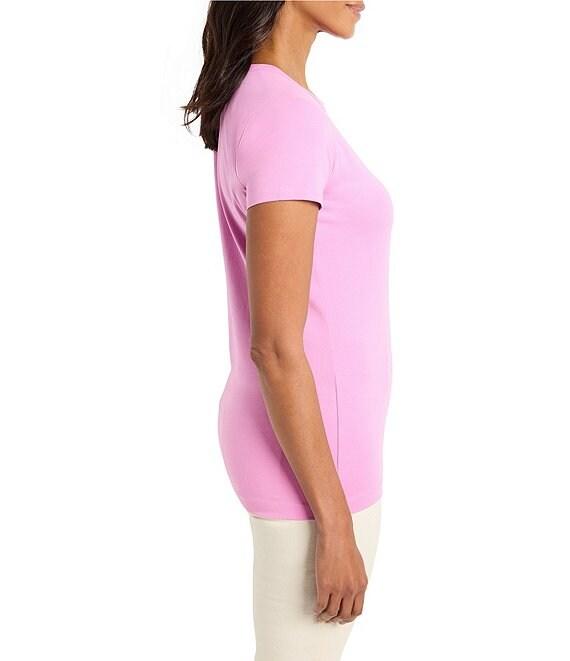 NIC + ZOE Perfect Knit Crew Neck Short Sleeve Tee Product Image