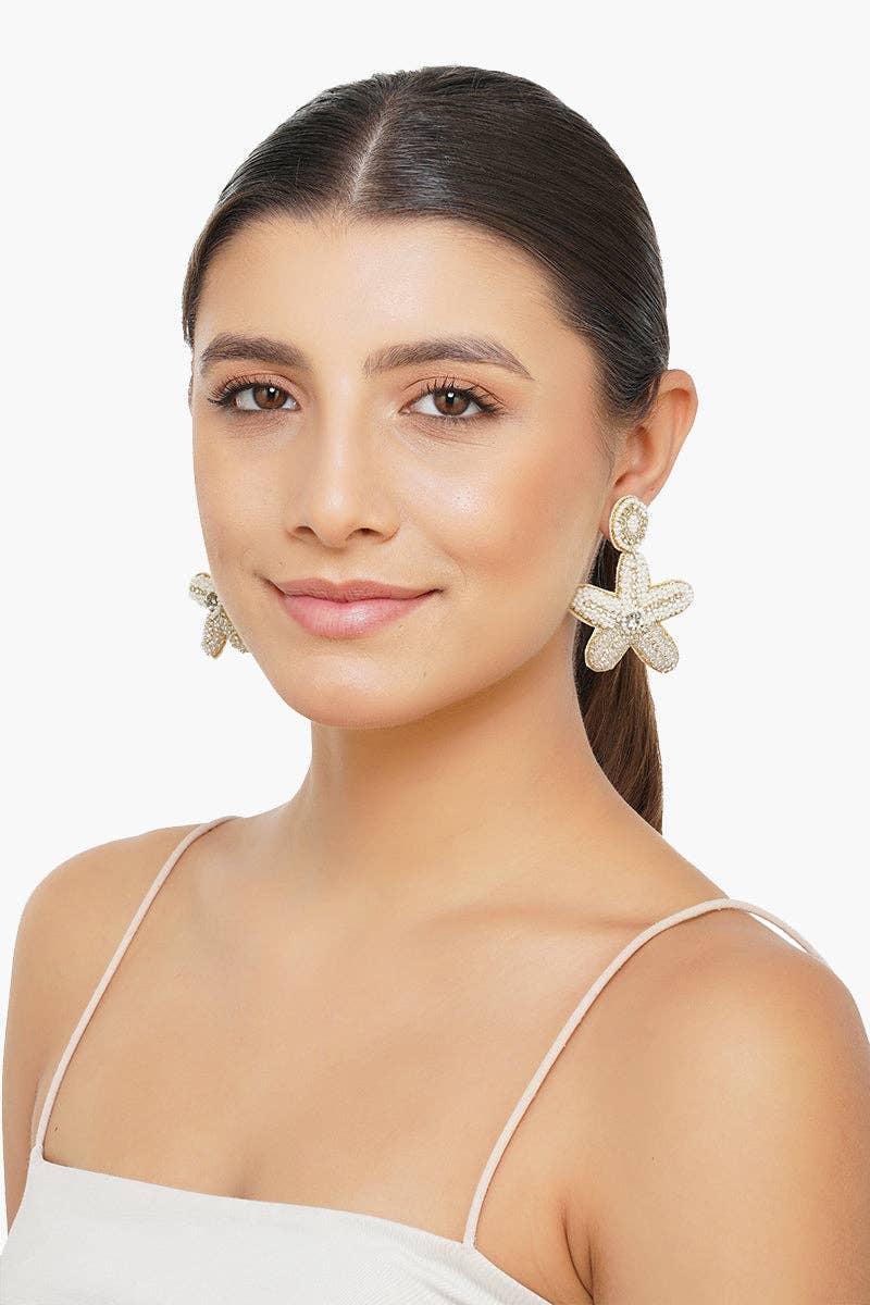 Pearl Stars Earrings Product Image